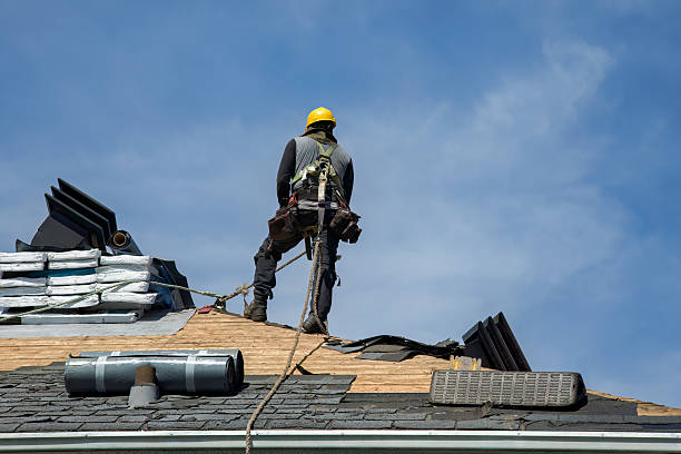 Professional Roof Replacement technician working in George, WA